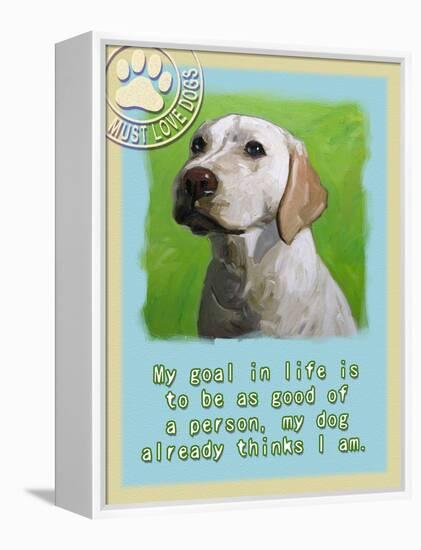 Labrador Retriever 1-Cathy Cute-Framed Premier Image Canvas