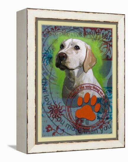 Labrador Retriever 2-Cathy Cute-Framed Premier Image Canvas