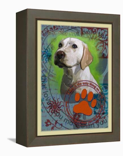 Labrador Retriever 2-Cathy Cute-Framed Premier Image Canvas