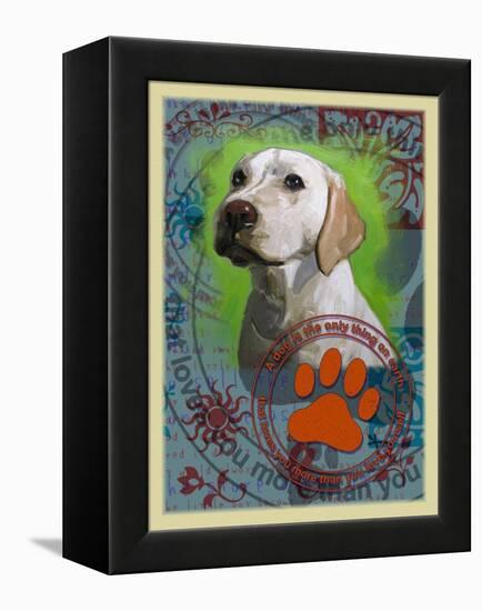 Labrador Retriever 2-Cathy Cute-Framed Premier Image Canvas