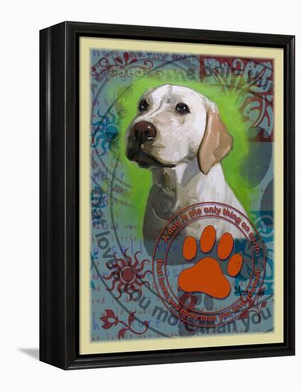 Labrador Retriever 2-Cathy Cute-Framed Premier Image Canvas