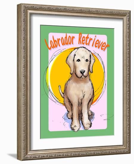 Labrador Retriever 3-Cathy Cute-Framed Giclee Print