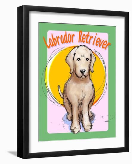 Labrador Retriever 3-Cathy Cute-Framed Giclee Print