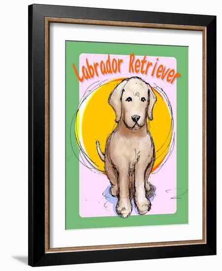 Labrador Retriever 3-Cathy Cute-Framed Giclee Print
