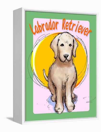 Labrador Retriever 3-Cathy Cute-Framed Premier Image Canvas