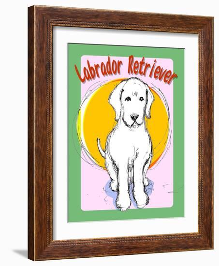 Labrador Retriever 4-Cathy Cute-Framed Giclee Print