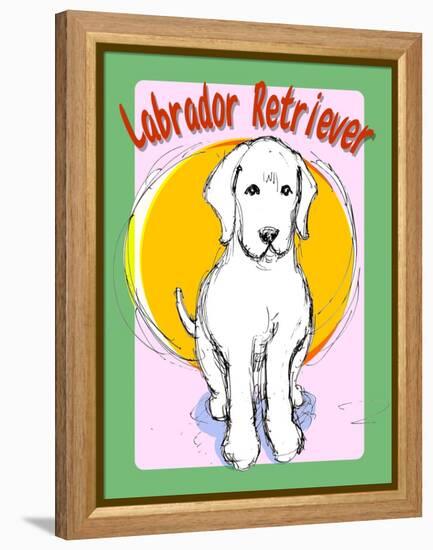 Labrador Retriever 4-Cathy Cute-Framed Premier Image Canvas