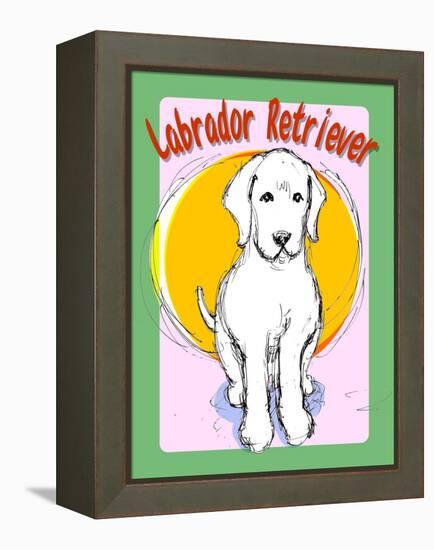 Labrador Retriever 4-Cathy Cute-Framed Premier Image Canvas