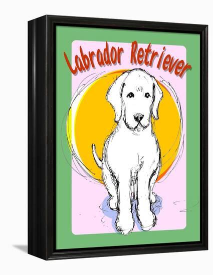 Labrador Retriever 4-Cathy Cute-Framed Premier Image Canvas