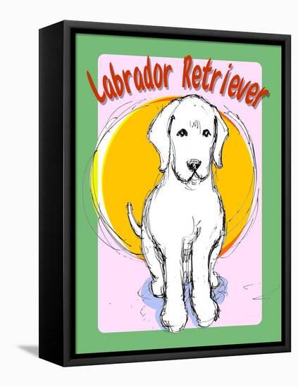 Labrador Retriever 4-Cathy Cute-Framed Premier Image Canvas