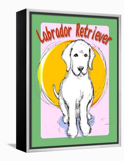 Labrador Retriever 4-Cathy Cute-Framed Premier Image Canvas