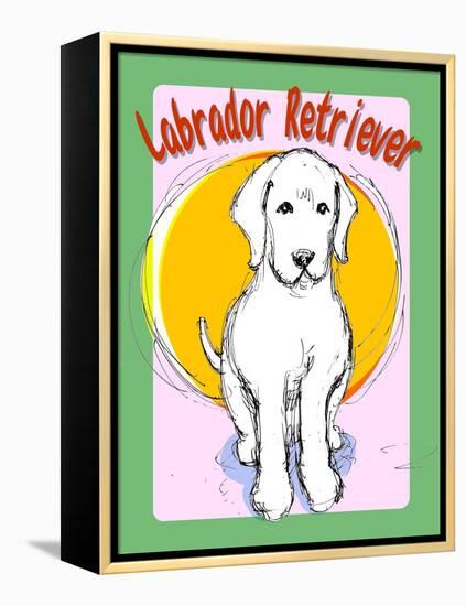 Labrador Retriever 4-Cathy Cute-Framed Premier Image Canvas