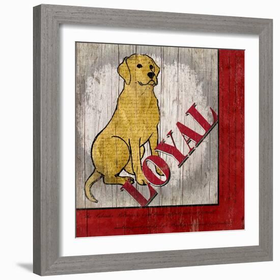 Labrador Retriever II-Karen Williams-Framed Giclee Print