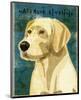 Labrador Retriever (NEW)-John W^ Golden-Mounted Art Print