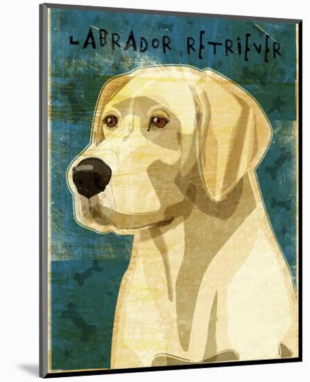 Labrador Retriever (NEW)-John W^ Golden-Mounted Art Print