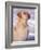 Labrador Retriever Portrait in Snow-Adriano Bacchella-Framed Photographic Print