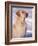 Labrador Retriever Portrait in Snow-Adriano Bacchella-Framed Photographic Print