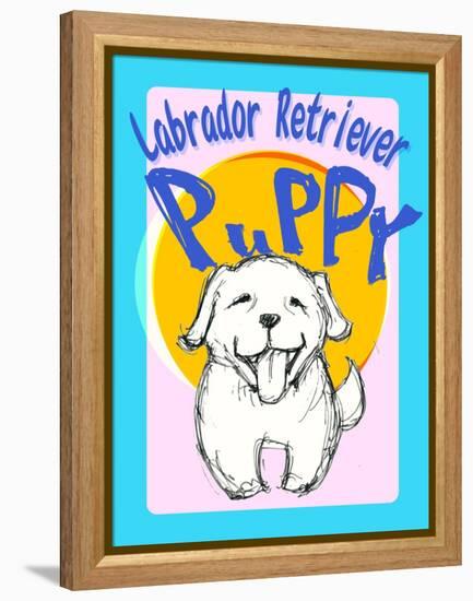 Labrador Retriever Puppy-Cathy Cute-Framed Premier Image Canvas