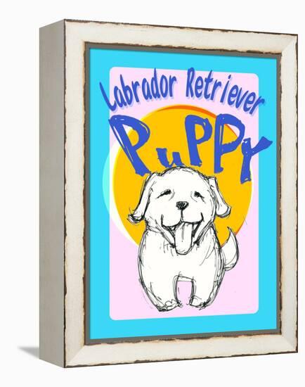 Labrador Retriever Puppy-Cathy Cute-Framed Premier Image Canvas