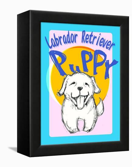 Labrador Retriever Puppy-Cathy Cute-Framed Premier Image Canvas