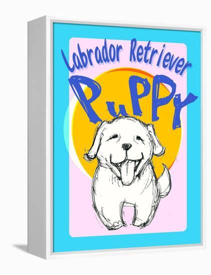 Labrador Retriever Puppy-Cathy Cute-Framed Premier Image Canvas