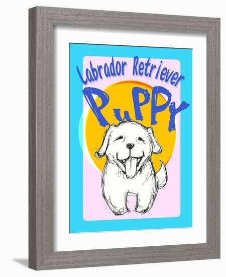 Labrador Retriever Puppy-Cathy Cute-Framed Giclee Print