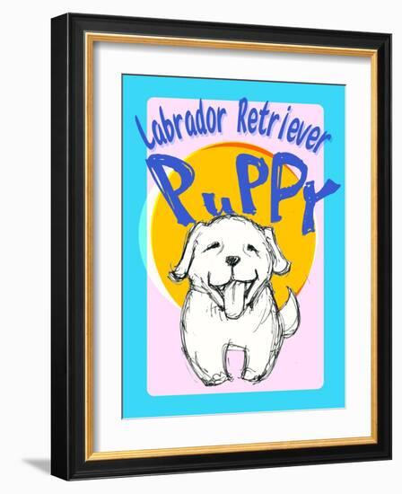 Labrador Retriever Puppy-Cathy Cute-Framed Giclee Print