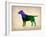 Labrador Retriever Watercolor-NaxArt-Framed Art Print