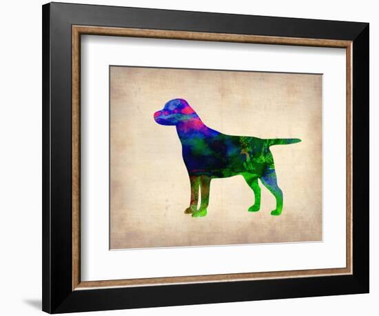 Labrador Retriever Watercolor-NaxArt-Framed Art Print