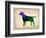 Labrador Retriever Watercolor-NaxArt-Framed Art Print
