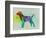 Labrador Retriever Watercolor-NaxArt-Framed Art Print