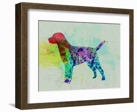 Labrador Retriever Watercolor-NaxArt-Framed Art Print