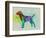 Labrador Retriever Watercolor-NaxArt-Framed Art Print