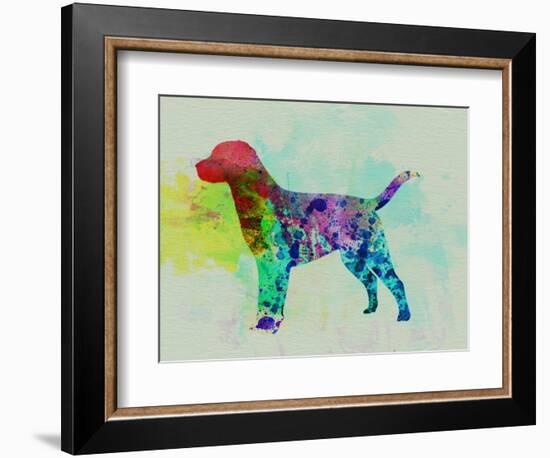 Labrador Retriever Watercolor-NaxArt-Framed Art Print