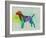 Labrador Retriever Watercolor-NaxArt-Framed Art Print