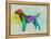 Labrador Retriever Watercolor-NaxArt-Framed Stretched Canvas