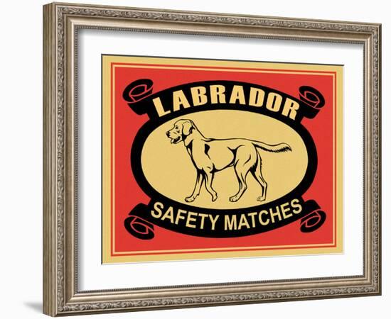 Labrador Safety Matches-Mark Rogan-Framed Art Print