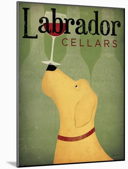 Labrador Wine Dog v1-Ryan Fowler-Mounted Art Print