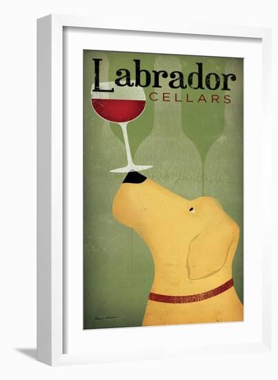 Labrador Wine Dog-Ryan Fowler-Framed Art Print