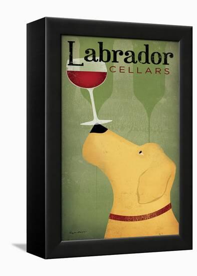 Labrador Wine Dog-Ryan Fowler-Framed Stretched Canvas