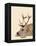 Labrador with Antlers-Fab Funky-Framed Stretched Canvas