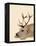 Labrador with Antlers-Fab Funky-Framed Stretched Canvas