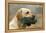 Labrador with Dummy in Mouth-null-Framed Premier Image Canvas