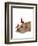 Labrador with Red Birds-Fab Funky-Framed Art Print