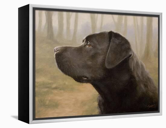 Labrador-John Silver-Framed Premier Image Canvas