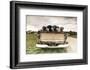 Labradors in a Vintage Truck-claire norman-Framed Photographic Print