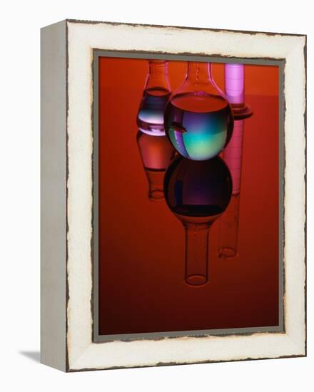 Labware with Liquid-James L. Amos-Framed Premier Image Canvas