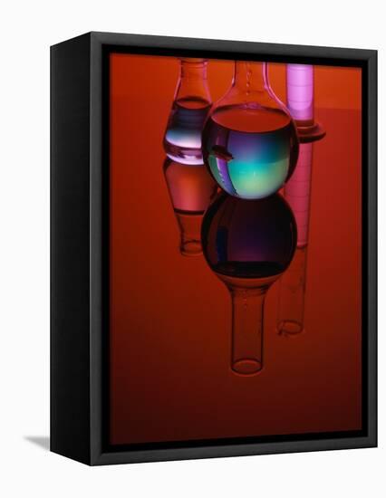 Labware with Liquid-James L. Amos-Framed Premier Image Canvas