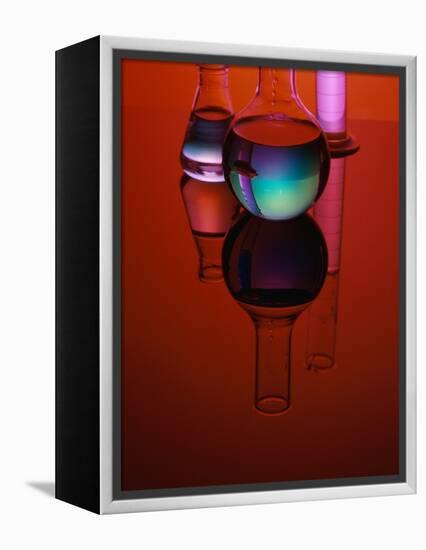 Labware with Liquid-James L. Amos-Framed Premier Image Canvas