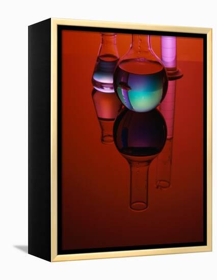 Labware with Liquid-James L. Amos-Framed Premier Image Canvas